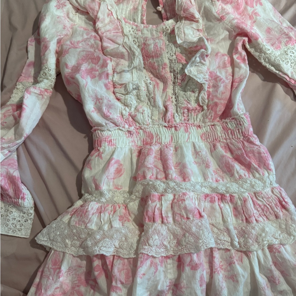 Love Shack Fancy Santorini Ruffle Dress